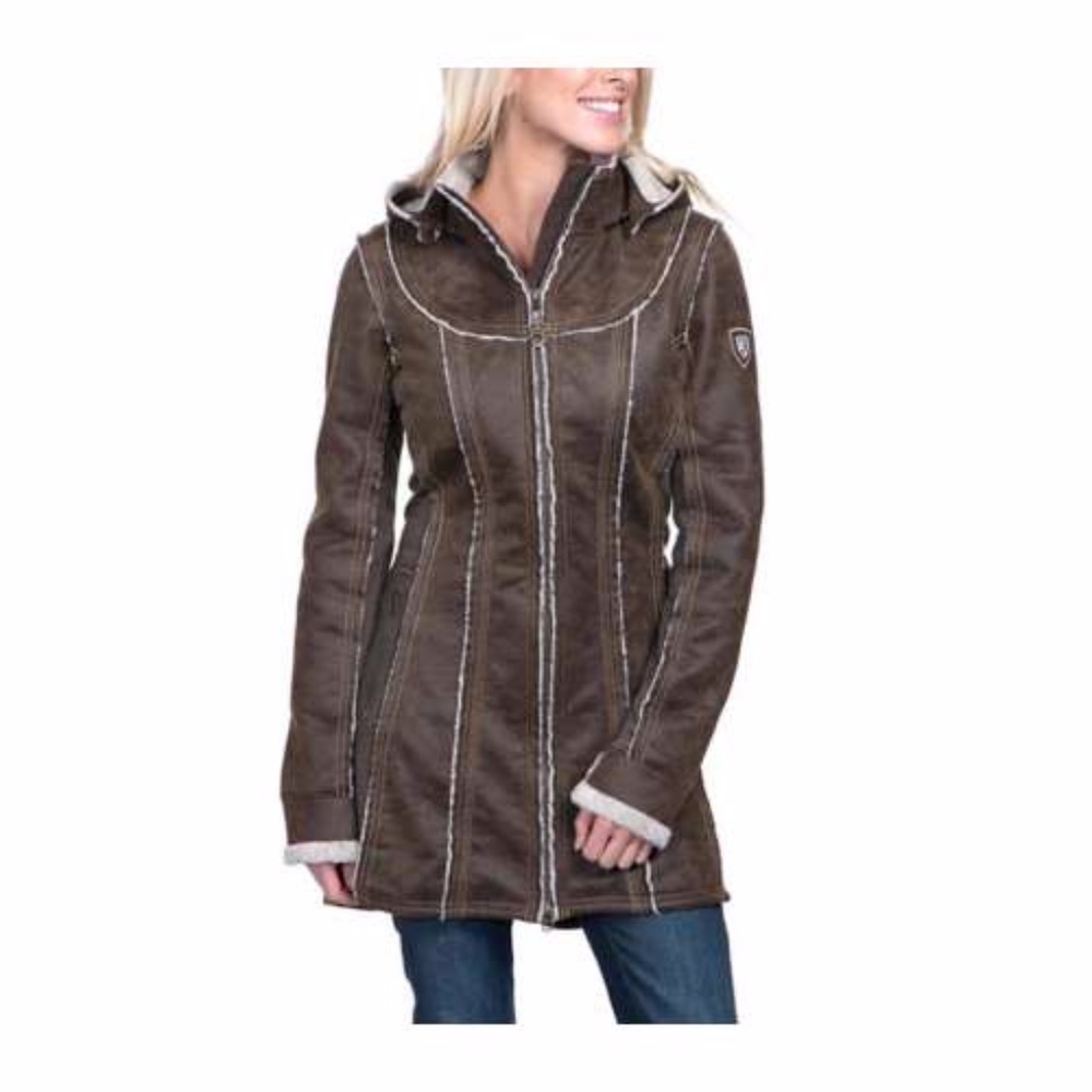 Women's Kuhl Dani Sherpa Trench Softshell Jacket. Size Small.